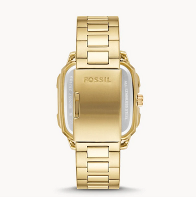 FOSSIL GOLD-TONE STAINLESS STEEL MULTIFUNCTION MEN’S WATCH | FS6035