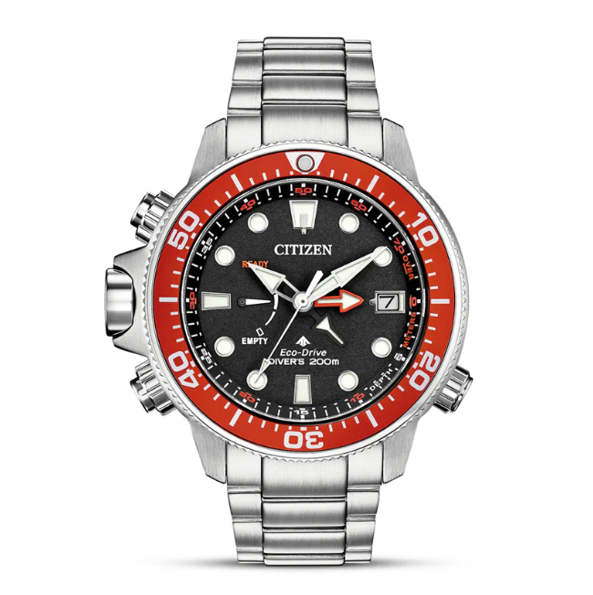 CITIZEN ECO-DRIVE PROMASTER AQUALAND BLACK DIAL MEN'S WATCH | DRIVE