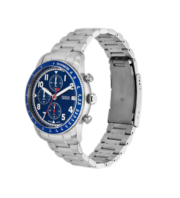 FOSSIL SPORT TOURER CHRONOGRAPH BLUE DIAL MEN'S WATCH | FS6047