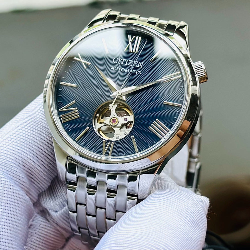 Citizen Sunshine & Luna Open Heart Automatic Blue – Mastercopy