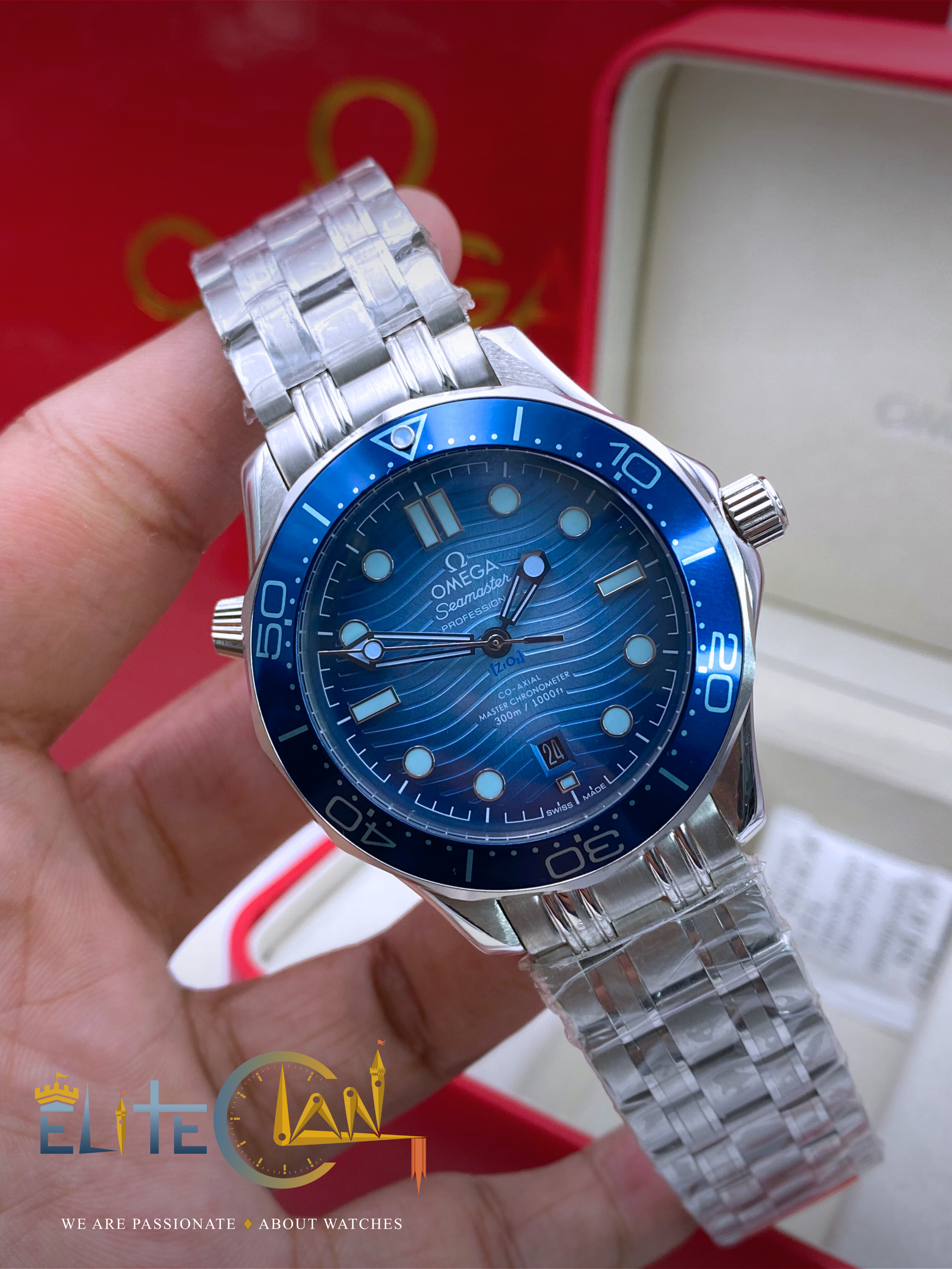 Omega Seamaster Diver 300M Summer Blue – Mastercopy