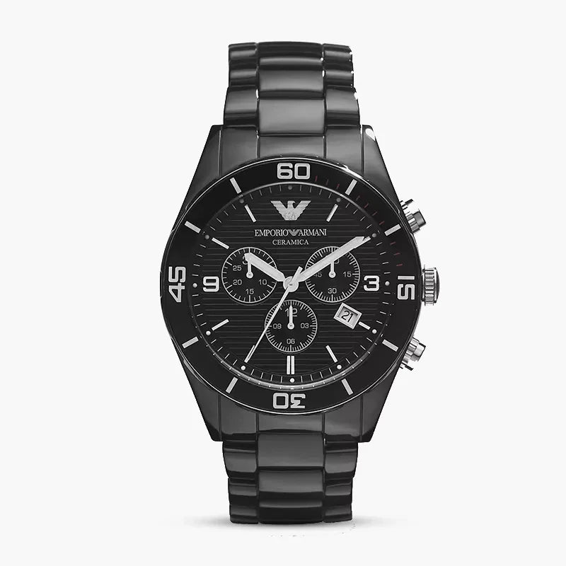 Emporio Armani Chronograph Black Dial Men’s Watch – AR1421