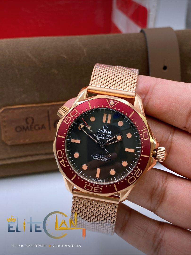 Omega Seamaster Diver 300M Bronze Gold – Mastercopy