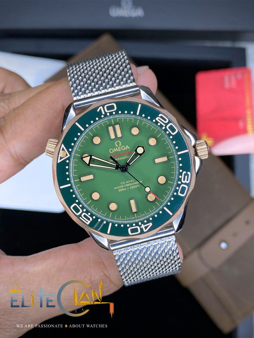 Omega Seamaster Diver 300M Green Dial – Mastercopy