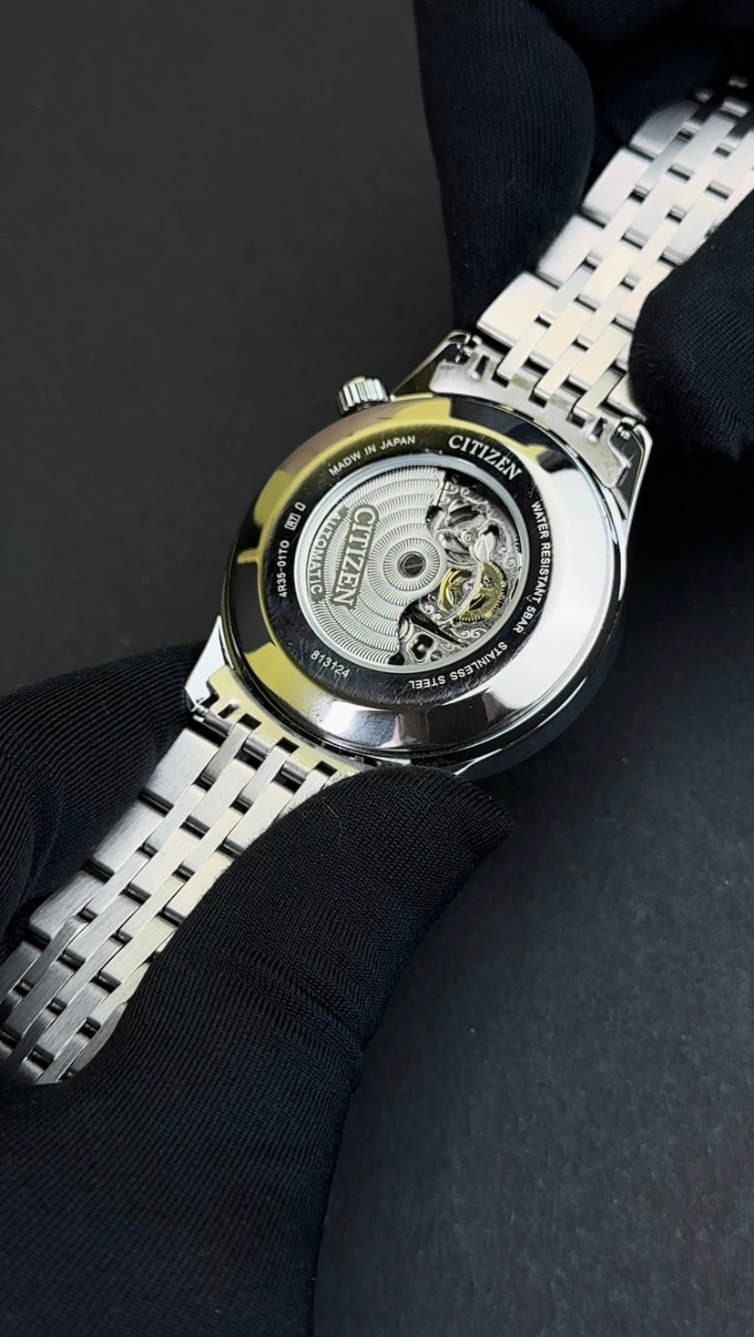 Citizen Sunshine & Luna Open Heart Automatic Blue – Mastercopy