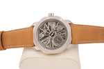 Bulgari Octo Roma Skeleton Mastercopy Watch – Brown Leather Edition