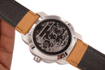 Bulgari Octo Roma Skeleton Mastercopy Watch – Brown Leather Edition