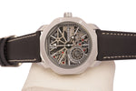Bulgari Octo Roma Skeleton Mastercopy Watch – Black Leather Edition