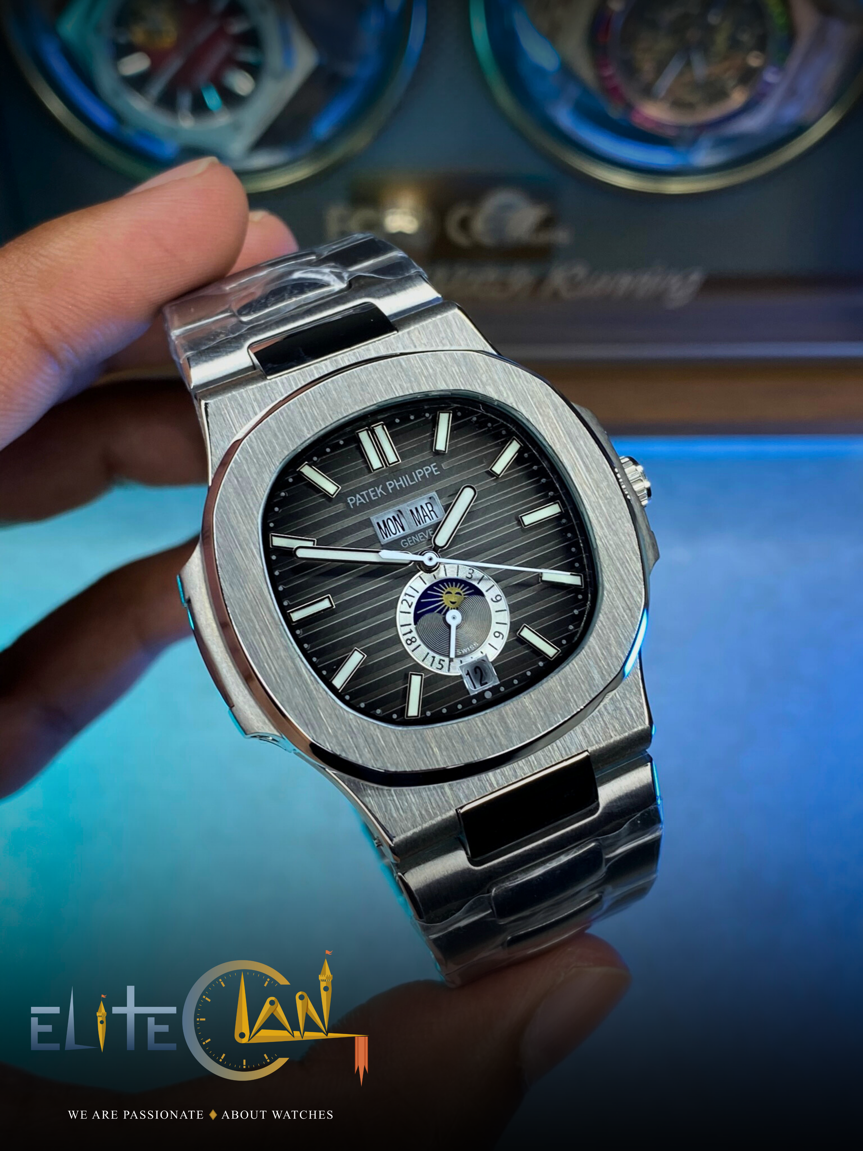 Patek Philippe Nautilus Annual Calendar Moonphase – Mastercopy