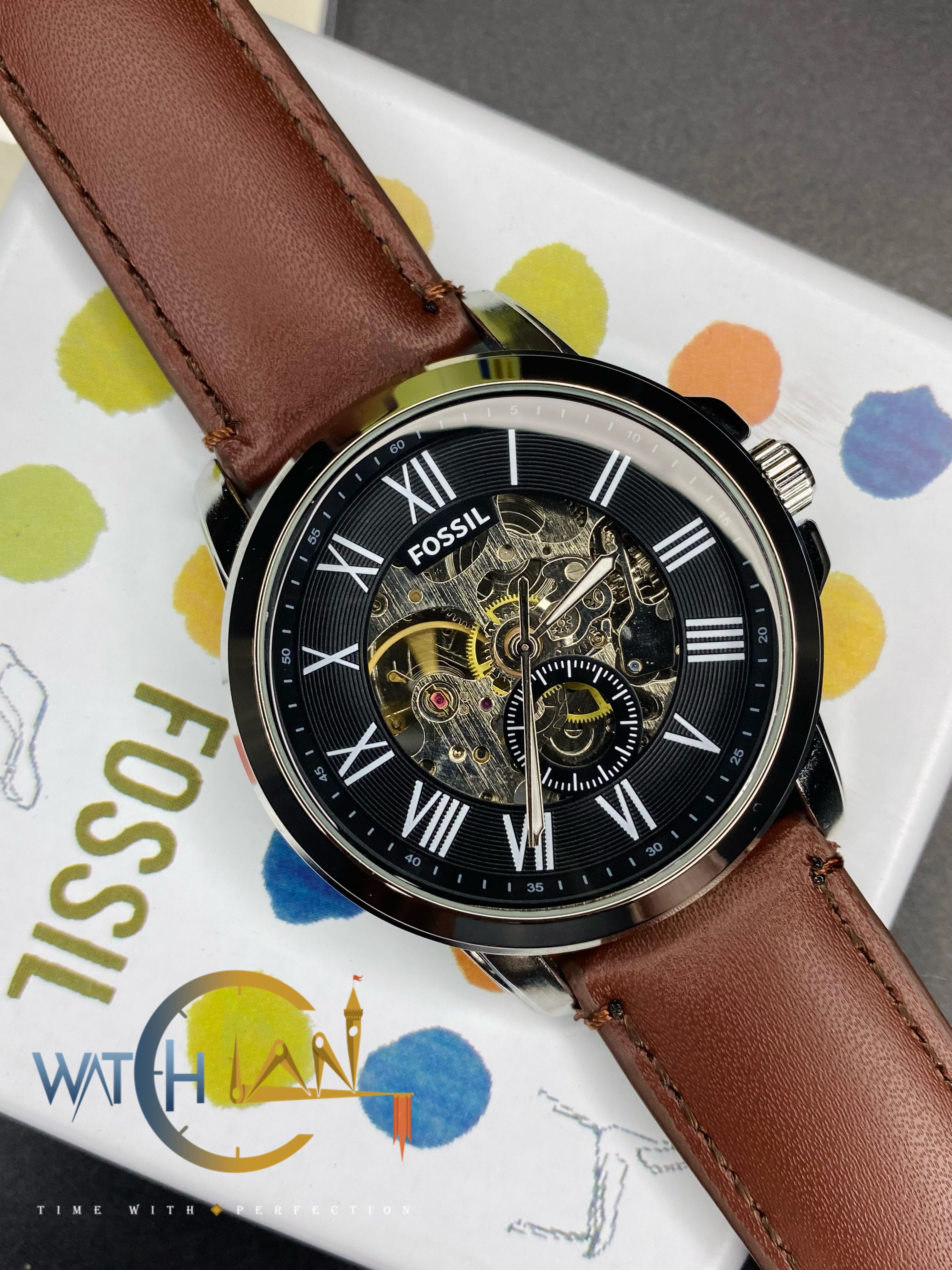 Fossil Machine Automatic Belt Men’s Watch – Mastercopy