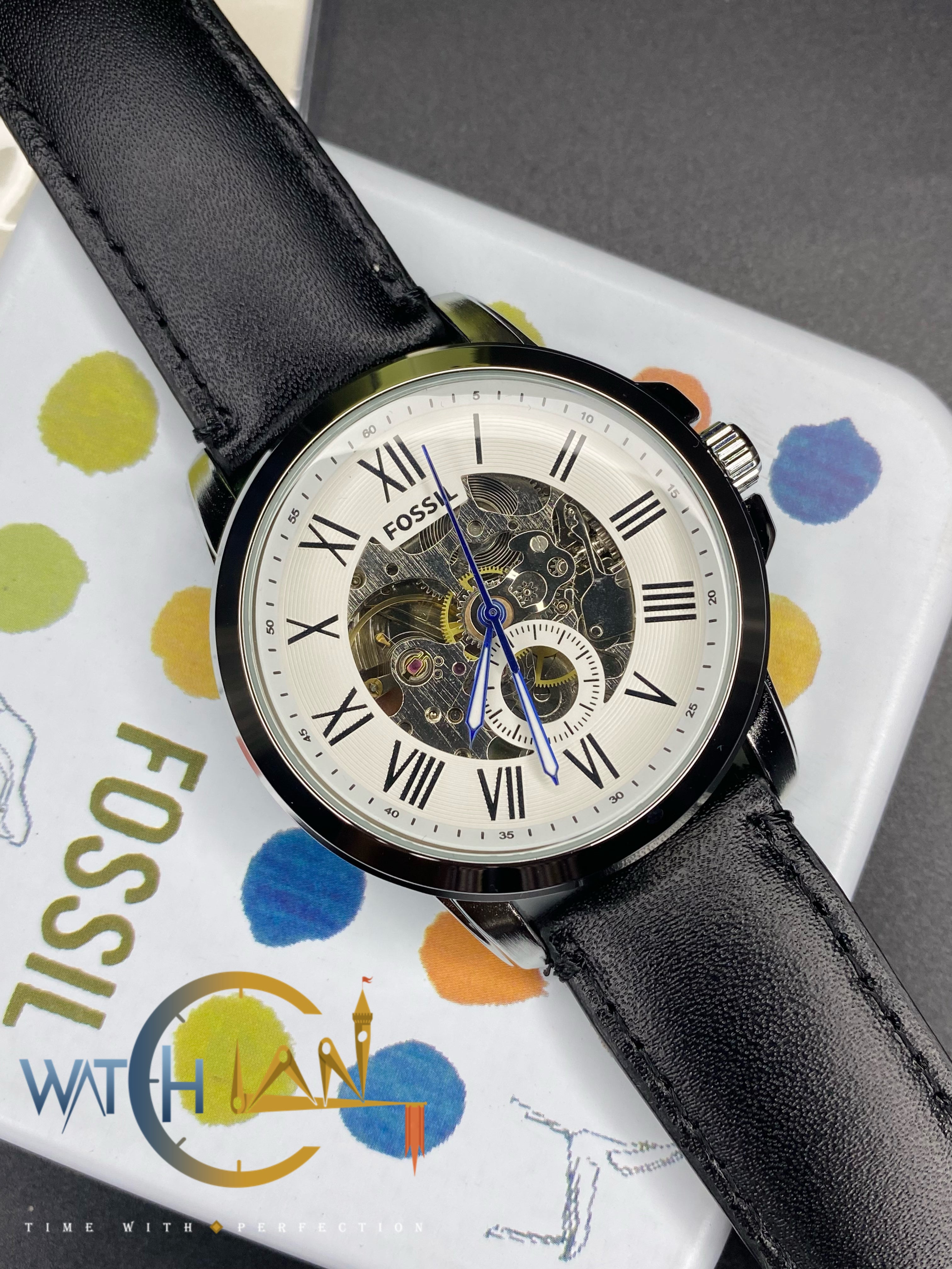 Fossil Machine Automatic Belt Men’s Watch – Mastercopy