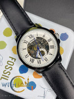 Fossil Machine Automatic Belt Men’s Watch – Mastercopy
